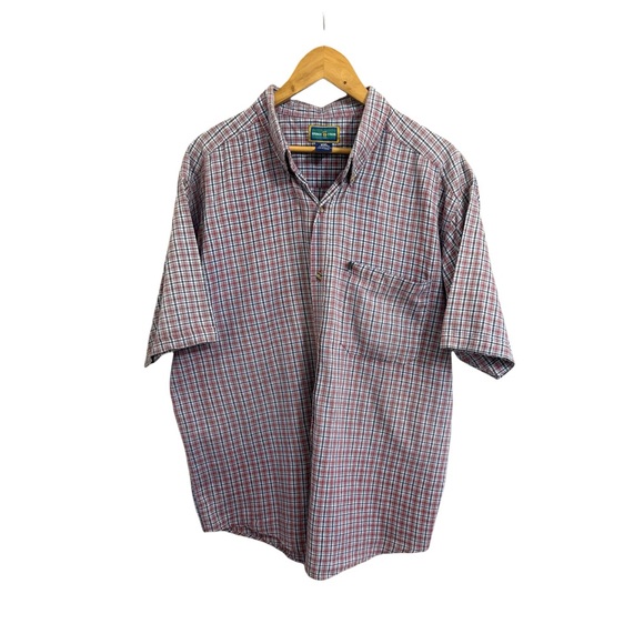 Urban Color Other - Men's Casual Plaid Button-Down Shirt